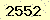 請輸入此驗證碼 : 2552