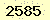 請輸入此驗證碼 : 2585