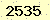 請輸入此驗證碼 : 2535