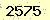 請輸入此驗證碼 : 2575