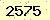 請輸入此驗證碼 : 2575