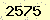 請輸入此驗證碼 : 2575