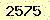 請輸入此驗證碼 : 2575