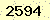 請輸入此驗證碼 : 2594