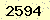 請輸入此驗證碼 : 2594