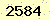 請輸入此驗證碼 : 2584