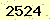 請輸入此驗證碼 : 2524
