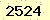 請輸入此驗證碼 : 2524