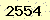 請輸入此驗證碼 : 2554