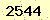 請輸入此驗證碼 : 2544