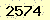 請輸入此驗證碼 : 2574