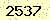 請輸入此驗證碼 : 2537