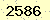 請輸入此驗證碼 : 2586