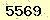 請輸入此驗證碼 : 5569