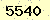 請輸入此驗證碼 : 5540