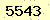 請輸入此驗證碼 : 5543