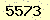 請輸入此驗證碼 : 5573