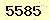 請輸入此驗證碼 : 5585