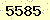 請輸入此驗證碼 : 5585