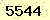 請輸入此驗證碼 : 5544
