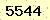請輸入此驗證碼 : 5544