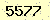 請輸入此驗證碼 : 5577