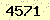 請輸入此驗證碼 : 4571