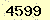 請輸入此驗證碼 : 4599