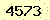 請輸入此驗證碼 : 4573