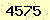 請輸入此驗證碼 : 4575
