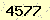 請輸入此驗證碼 : 4577