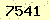 請輸入此驗證碼 : 7541