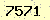 請輸入此驗證碼 : 7571
