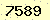 請輸入此驗證碼 : 7589