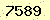 請輸入此驗證碼 : 7589