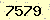 請輸入此驗證碼 : 7579
