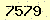 請輸入此驗證碼 : 7579