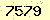 請輸入此驗證碼 : 7579