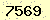 請輸入此驗證碼 : 7569