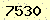 請輸入此驗證碼 : 7530