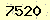 請輸入此驗證碼 : 7520
