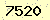請輸入此驗證碼 : 7520