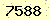 請輸入此驗證碼 : 7588