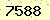 請輸入此驗證碼 : 7588