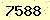 請輸入此驗證碼 : 7588