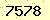 請輸入此驗證碼 : 7578