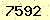 請輸入此驗證碼 : 7592