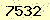 請輸入此驗證碼 : 7532