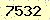 請輸入此驗證碼 : 7532