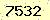 請輸入此驗證碼 : 7532